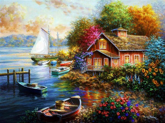 عکس/ نقاشی‌های باورنکردنی از طبیعت