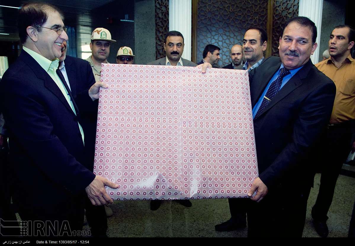 عکس/ امضا تفاهمنامه استاندار کرمانشاه و استاندار دیاله عراق