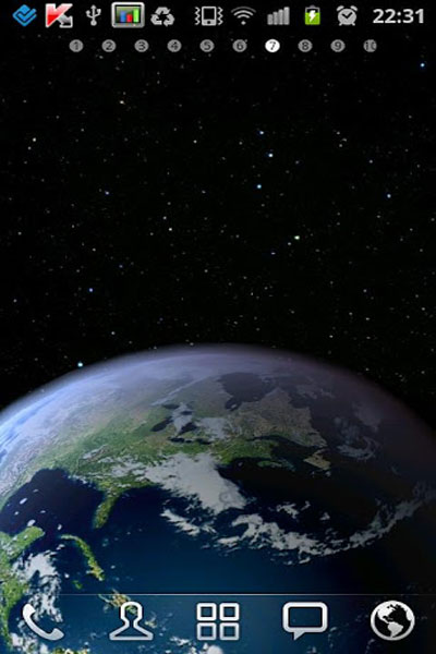 تصویر زمینه متحرک کره زمین / Earth HD Deluxe Edition v3.4.0