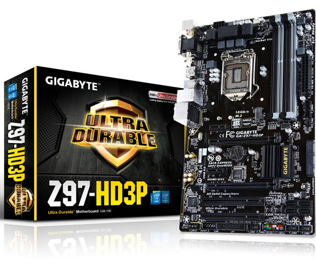 جدیدترین مادربرد پایین رده Gigabyte Z97-HD3P با فرمت ATX معرفی شد