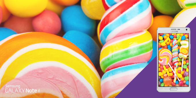 اندرویدنسخه 5 (Lollipop) به زودی برای گلکسی نوت4