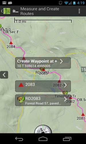 برنامه قطب نما حرفه ای / BackCountry Navigator TOPO GPS v5.5.4
