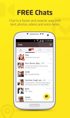 برنامه مسنجر رایگان / KakaoTalk: Free Calls & Text v4.6.9