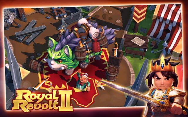 نسخه دوم بازی شورش پادشاهان/ Royal Revolt 2