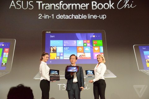 پوشش کنفرانس شرکت ایسوس در نمایشگاه CES 2015 (بخش نخست/ معرفی ASUS transformer Chi)
