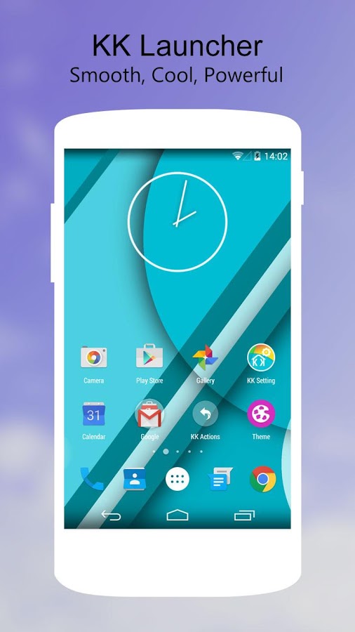 لانچر اندرویدی کیت کت/ KK Launcher Prime - KitKat Launcher