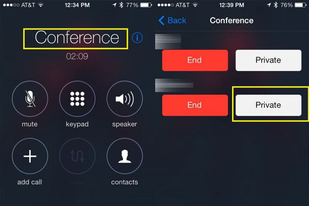 آی تی آموزی/ برقراری تماس به صورت کنفرانس روی iPhone