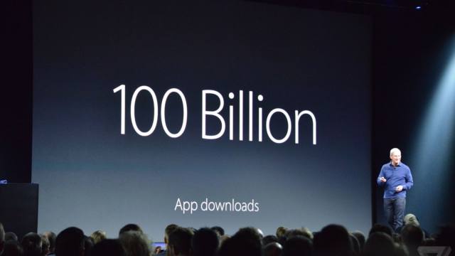 تاکنون ۱۰۰ میلیارد بار از App Store شرکت اپل دانلود انجام شده است