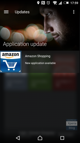 قرار داده شدن نرم‌افزار Amazon App Store در آپدیت‌های نرم‌افزاری سونی