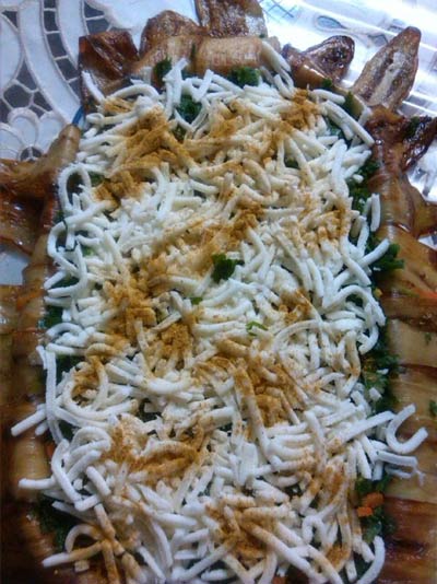 غذاي اصلي/ طرز تهيه تصويري گراتن بادمجان