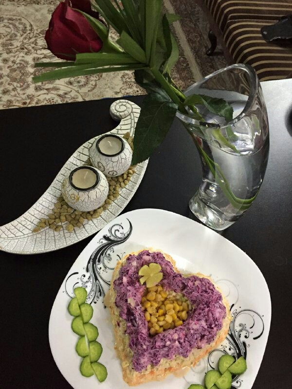 از شما/ سالاد کلم قالبي