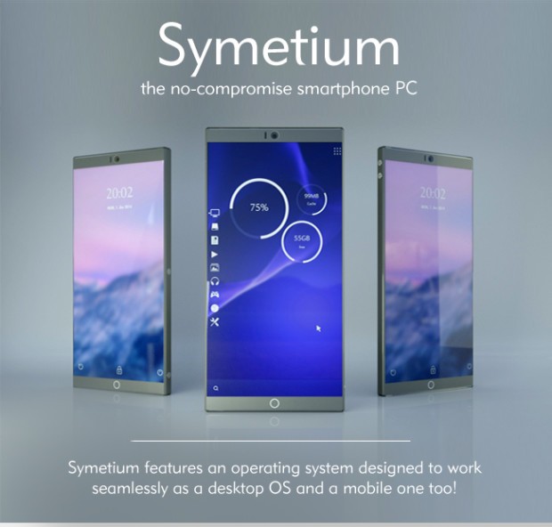 گوشی شگفت انگیز Symetium ، با ۶ گیگابایت رم و پردازنده اسنپدراگون ۸۲۰!