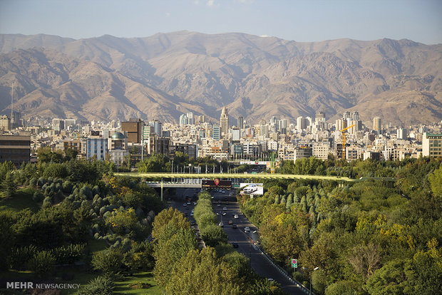 فوتوگردی/ بوستان «آب و آتش» از جاذبه‌های گردشگری شهر تهران