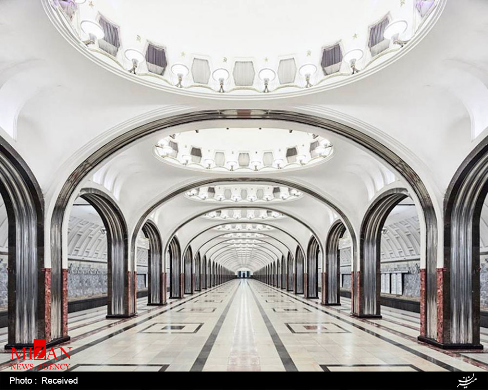 عکس/ معماری خیره کننده در ایستگاه های مترو روسیه