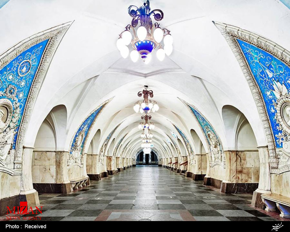 عکس/ معماری خیره کننده در ایستگاه های مترو روسیه