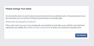 فیس بوک می گوید در مورد عدم استفاده کاربران از نام حقیقی ملایمت بیشتری به خرج خواهد داد   