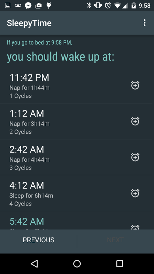 خواب مناسب و دلچسب با کمک گوشی اندرویدی/ SleepyTime: Bedtime Calculator