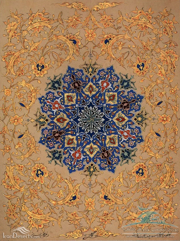 میراث/ آشنایی با نقاشی به سبک «تذهیب»