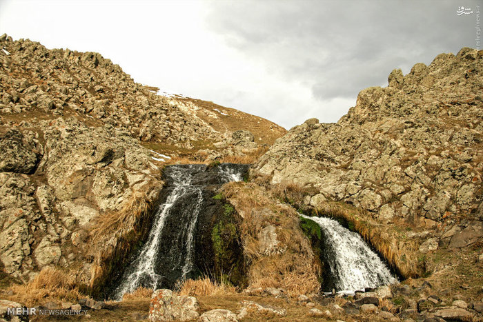  عکس/ طبیعت زمستانی آبشار سردابه