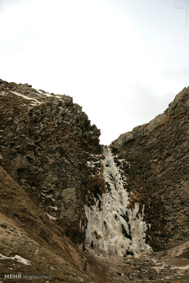  عکس/ طبیعت زمستانی آبشار سردابه