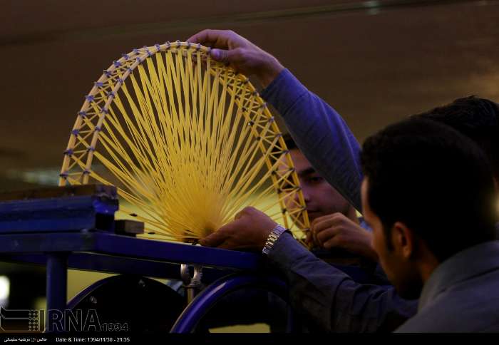 عکس/ سومین مسابقات سازه های ماکارانی