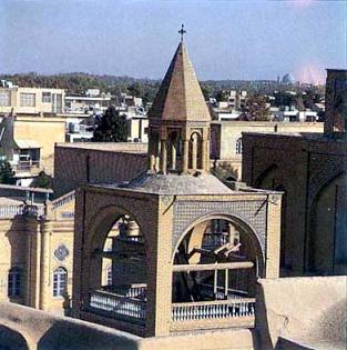 مرمت بخشی از کلیسای وانک در اصفهان