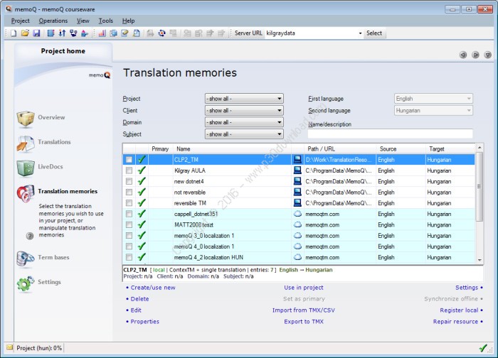 معرفی نرم افزار رایانه/ memoQ 2015 project manager edition v7.8.152 - نرم افزار حرفه ای برای ترجمه متون