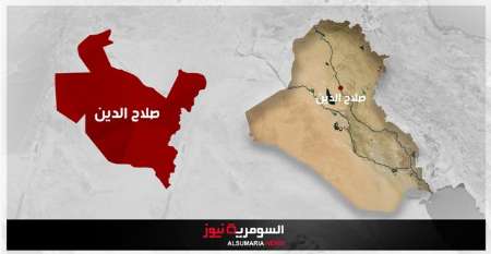 بلندترین پرچم داعش در شهر شرقاط صلاح الدین عراق به پایین کشیده شد