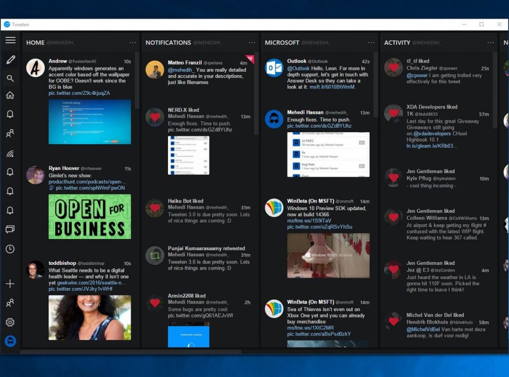 نرم افزار Tweeten به روز رسانی شد