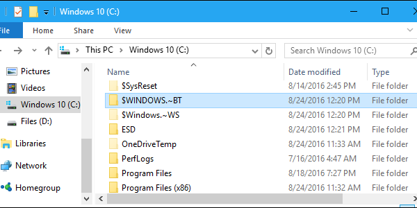 آی تی آموزی/ پوشه WINDOWS.~BT$ چیست و آیا پاک کردن آن اشکالی ندارد؟