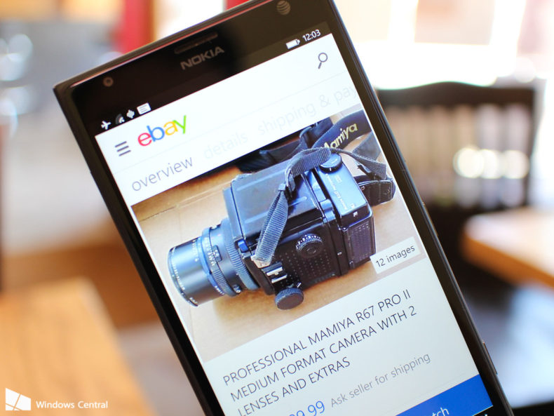 بزودی نرم افزار eBay از فروشگاه نرم‌افزاری ویندوزفون حذف خواهد شد
