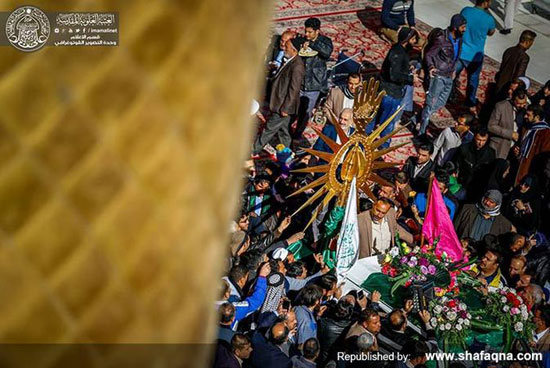 تاج طلایی عجیب نادرشاه در حرم امام علی (ع)