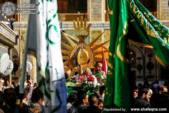 تاج طلایی عجیب نادرشاه در حرم امام علی (ع)