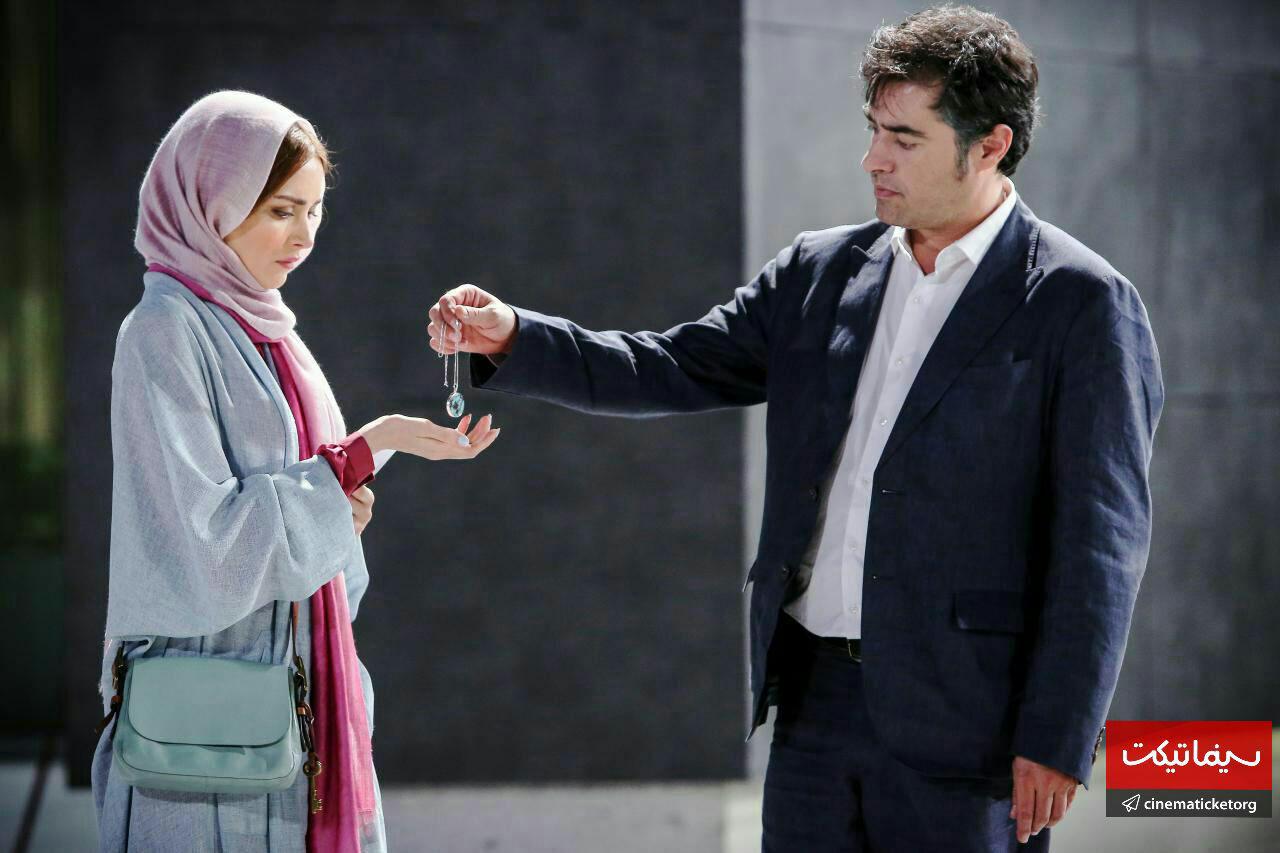 «شهاب حسینی» و «بهنوش طباطبایی» در نمایی از فیلم «لابی»