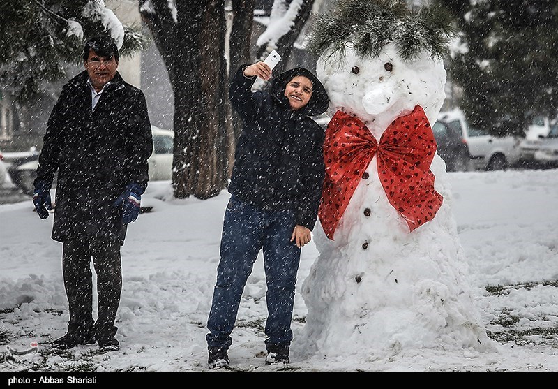 عکس/ بارش برف در کرج