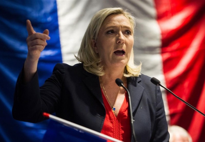 لوپن اختلاف خود با سایر نامزدهای انتخابات فرانسه را کاهش داد