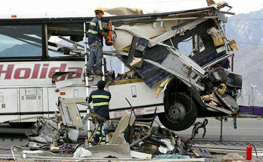 تصادف دو اتوبوس در آرژانتین