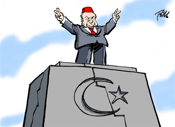 کاریکاتور/ این هم پشت پرده پیروزی اردوغان!