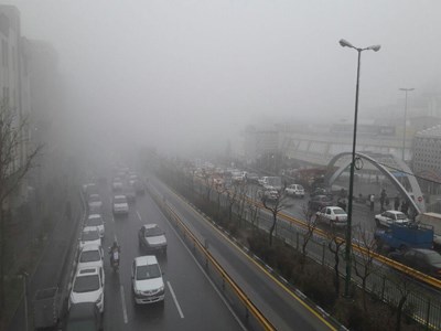 بارش باران و مه‌گرفتگی در نیمه شمالی کشور