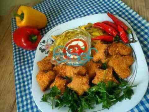 غذاي اصلي/  ناگت مرغ را در خانه بپزيد