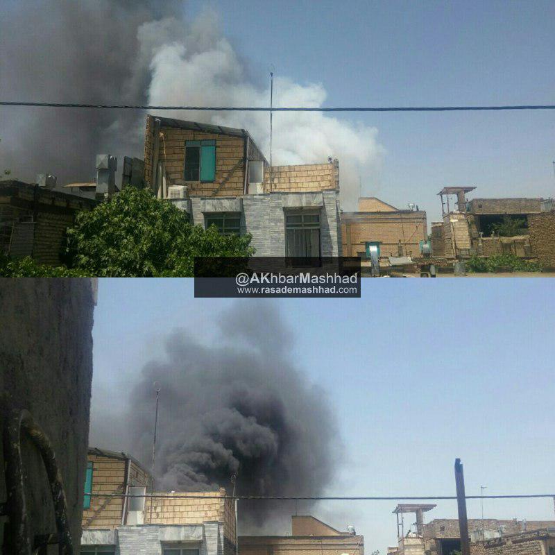 آتش‌سوزی منزلی در شهرک شهید رجایی مشهد