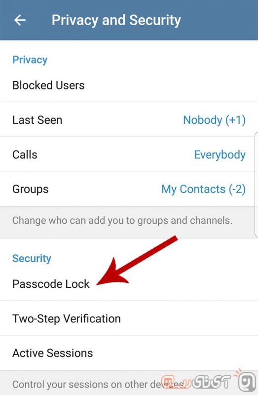 آی تی آموزی/ آموزش قفل کردن تلگرام با اثرانگشت در اندروید و iOS