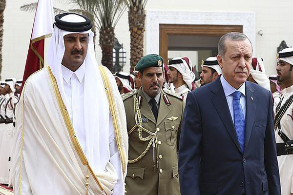 توافق اردوغان و سران سه کشور عربی درباره قطر