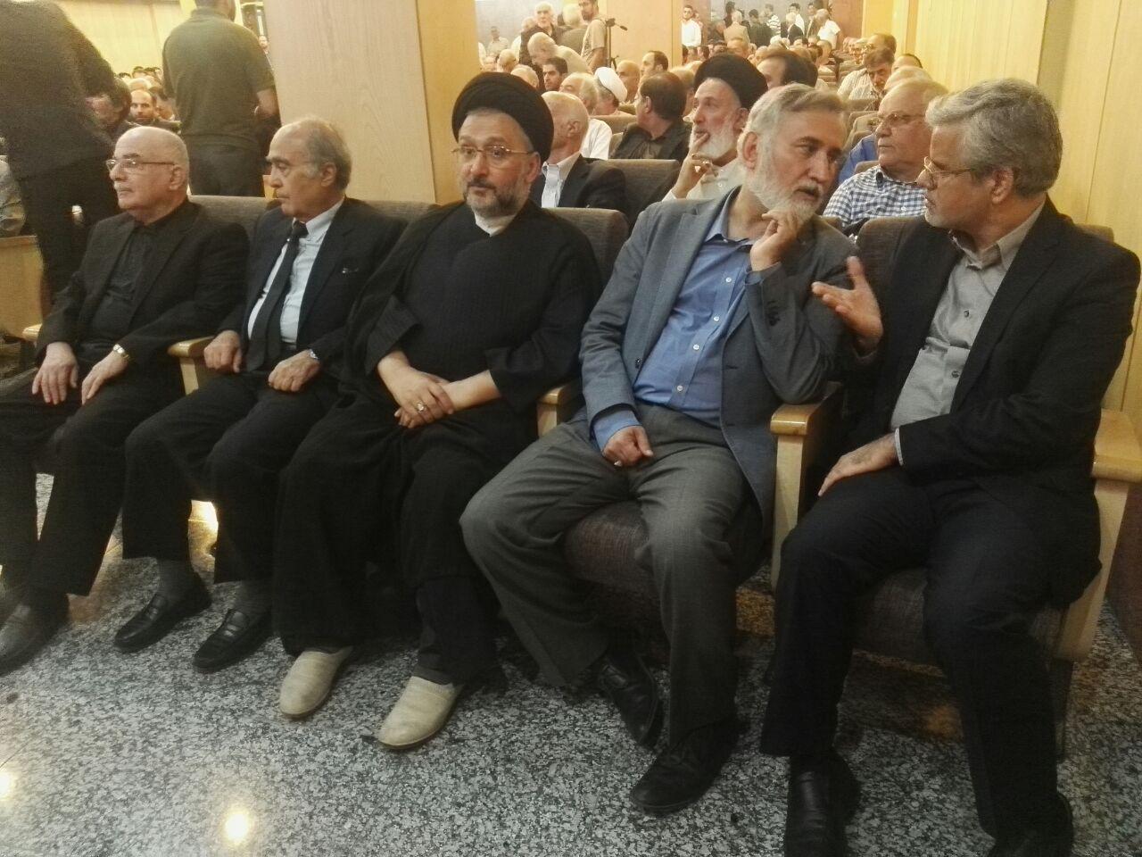 چهره هایی که به مراسم ترحیم ابراهیم یزدی رفتند