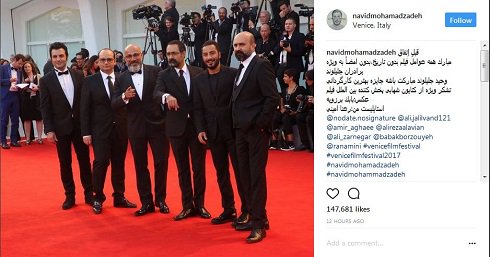 عکس‌ها و نوشته‌هایی که «نوید محمدزاده» قبل و بعد از افتخارآفرینی‌اش منتشر کرد