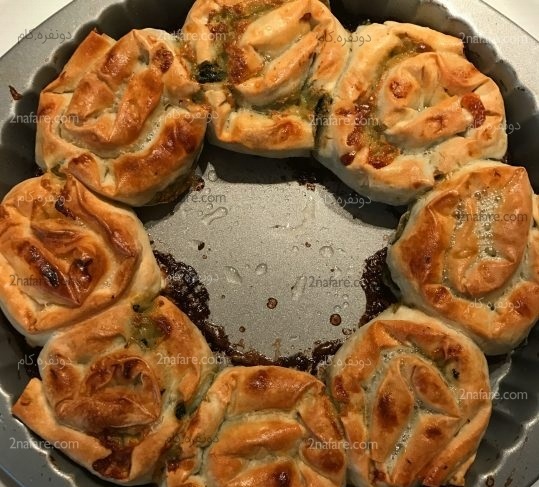 غذاي ملل/ طرز تهيه بورک اسفناج؛ ميان وعده محبوب ترکيه
