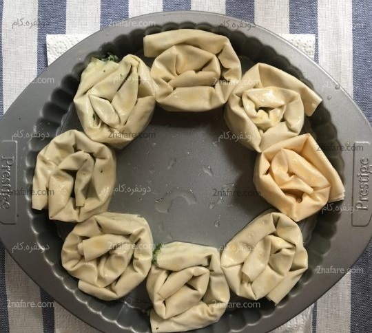 غذاي ملل/ طرز تهيه بورک اسفناج؛ ميان وعده محبوب ترکيه