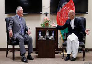 تیلرسون: برای برقراری صلح در افغانستان با میانه‌رو‌های طالبان گفتگو می‌کنیم