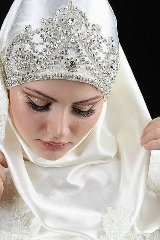 آرایش عروس خانم های باحجاب به سبک عربی