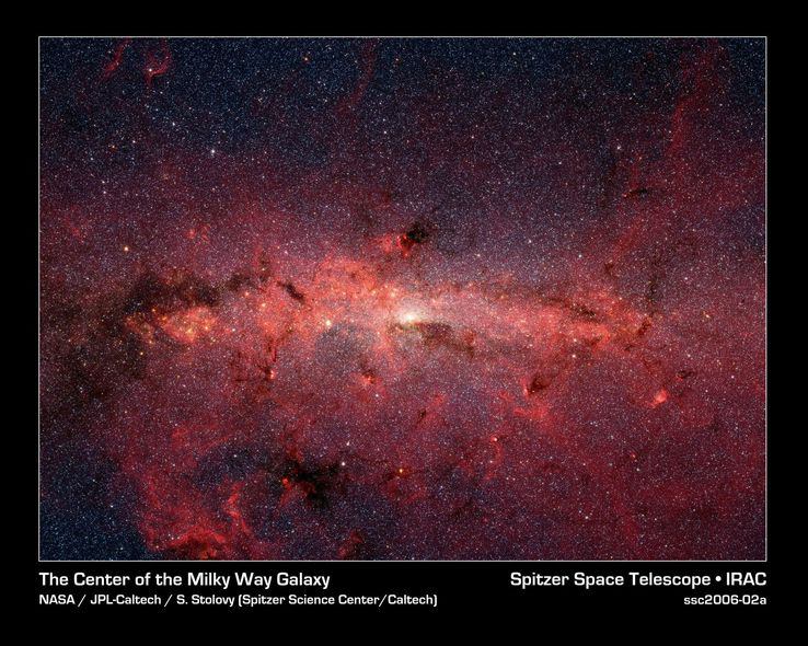 عکس مرکز کهکشان راه شیری
